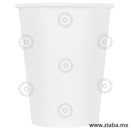 Vaso café de papel desechable para bebidas calientes 240 ml.